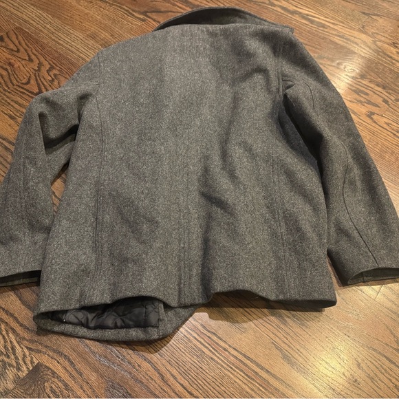 J. Crew Charcoal Wool Blend Coat - Picture 6 of 6